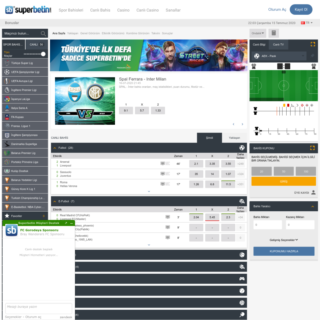 Superbetin Hesap Açma